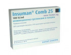 Инсуман Комб 25 сусп. 300IU(Insuman Comb) 5х3мл